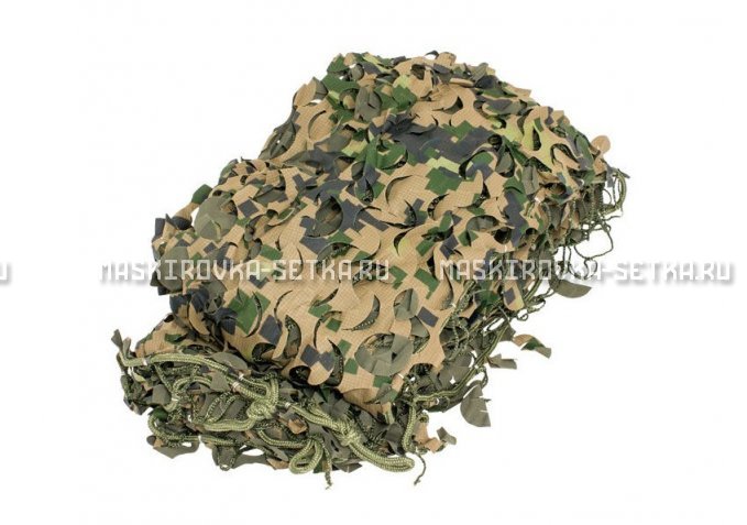 Массеть Camosystems Пейзаж-Профи Лес 3D 1,8х3 м  – купить по цене 3850 руб. в интернет-магазине в городе Рязань картинка 1