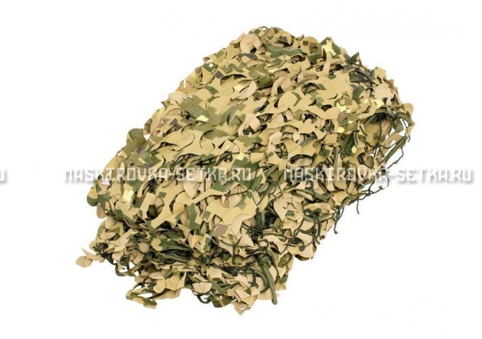 Массеть Camosystems Пейзаж-Профи Милитари 3D 1,8х6 м  – купить по цене 7700 руб. в интернет-магазине в городе Рязань картинка 1