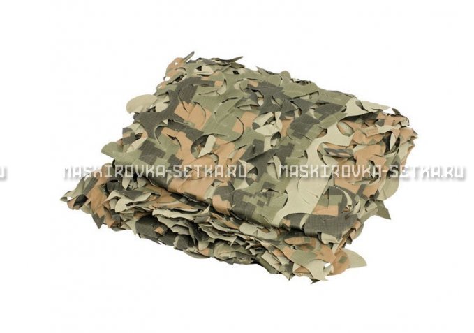 Сетка Camosystems Пейзаж Полынь 3D 2,4х3 м  – купить по цене 3100 руб. в интернет-магазине в городе Рязань картинка 1