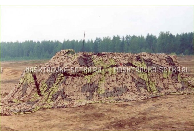 Маскировочная сетка МКТ-4П Поле 3х6 м – купить по цене 8700 руб. в интернет-магазине в городе Рязань картинка 1