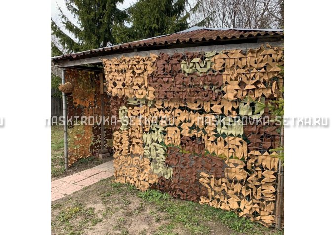 Маскировочная сеть МКТ-2П Поле 3х6 м – купить по цене 4500 руб. в интернет-магазине в городе Рязань картинка 2