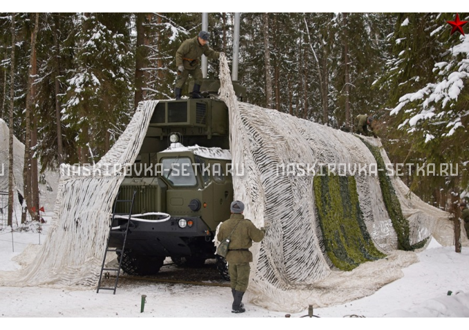 Маскировочный комплект МКТ-2С Снег 9х12 м – купить по цене 33200 руб. в интернет-магазине в городе Рязань картинка 8