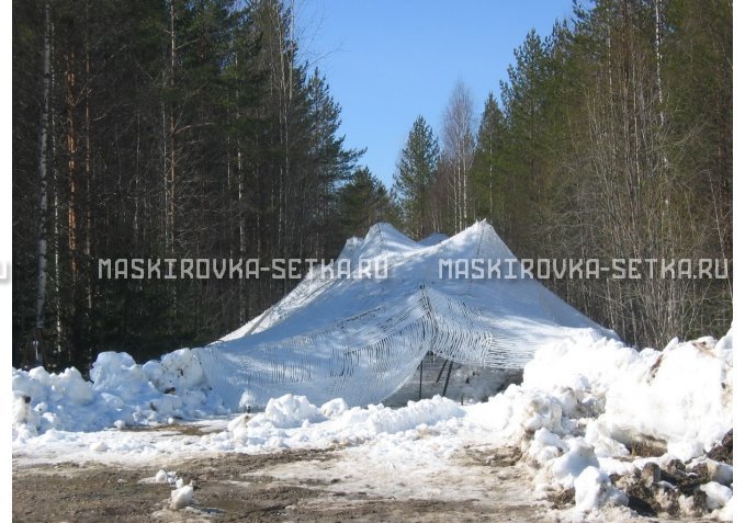Маскировочная сеть МКТ-2С Снег 3х6 м – купить по цене 4500 руб. в интернет-магазине в городе Рязань картинка 3