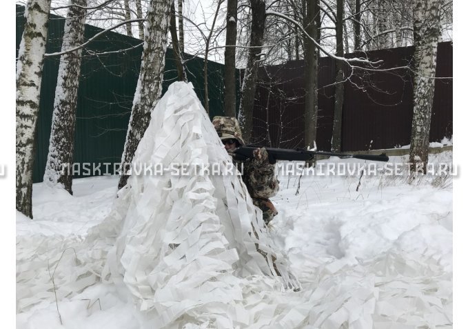 Маскировочная сеть МКТ-2С Снег 3х6 м – купить по цене 4500 руб. в интернет-магазине в городе Рязань картинка 2