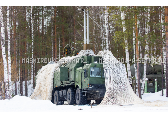 Маскировочный комплект МКТ-2С Снег 9х12 м – купить по цене 33200 руб. в интернет-магазине в городе Рязань картинка 5