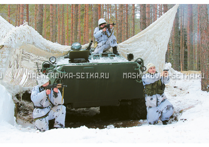 Маскировочный комплект МКТ-2С Снег 9х12 м – купить по цене 33200 руб. в интернет-магазине в городе Рязань картинка 6